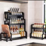 3 tier multi-functional spice rack