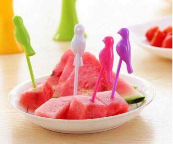 Birdie 6pcs Fruit  Pick Forks Set
