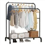 Double Pole Clothing Rack