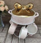 Luxurious Marble Soup Bowl Set