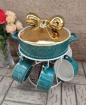Luxurious Marble Soup Bowl Set