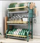 3 Tier Dish Rack With Cutlery Holder