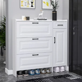New Model Bucket Flip Shoe Cabinet