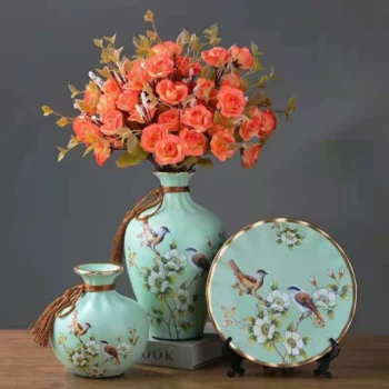 3PCs European Ceramic Flower Vase