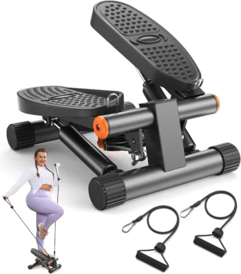 Mini Stepper with Resistance Bands