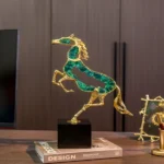 Luxury Modern Crystal Horse Statue Sculpture