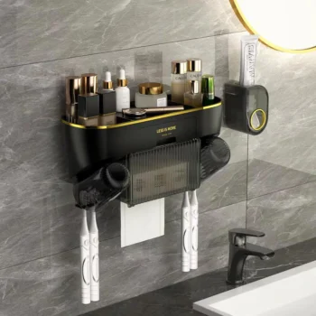 Luxury Multifunctional Toothbrush Holder and Squeezer