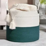 Cotton Rope Storage Basket with Handles