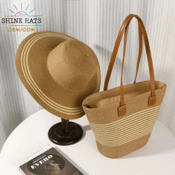 Quality Woven Summer Bag & Hat