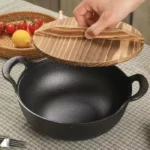 Cast Iron Flat Bottom Wok