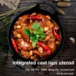 Cast Iron Flat Bottom Wok