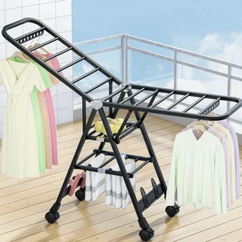 Movable Foldable/Portable Laundry Drying Rackย
