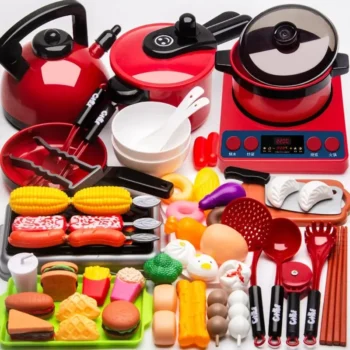 61PCS Kids Kitchen Cookware Playset