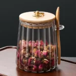 Glass Storage Jar with Bamboo Lid