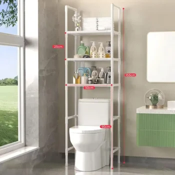 White Toilet Stand