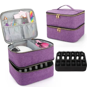 Nail Polish Travel Organizer Storage Case