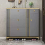 Bucket Flip Shoe Rack Cabinet (Double Layer)