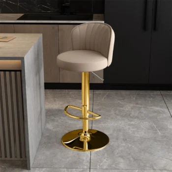 european leather bar chair