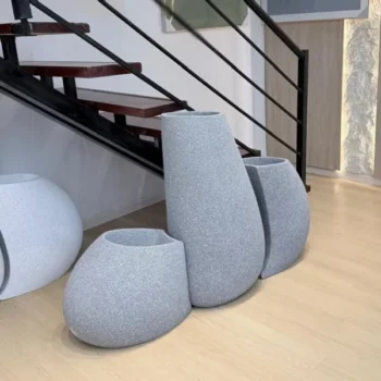 Modern 3-Piece Decorative Floor Vase Set