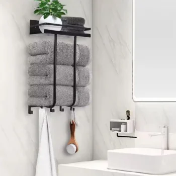 bathroom storage rack