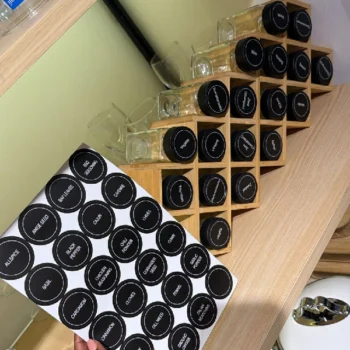 spice jar set 18 pieces