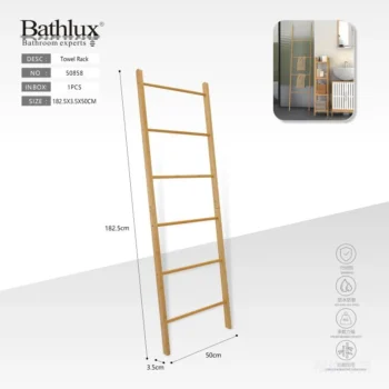 bamboo bathroom organizer